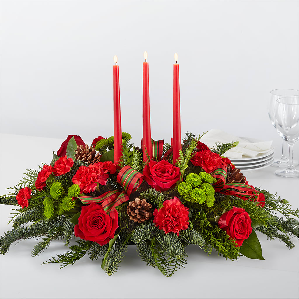 By the Candlelight Centerpiece – Millennial Florist, Hartsdale NY