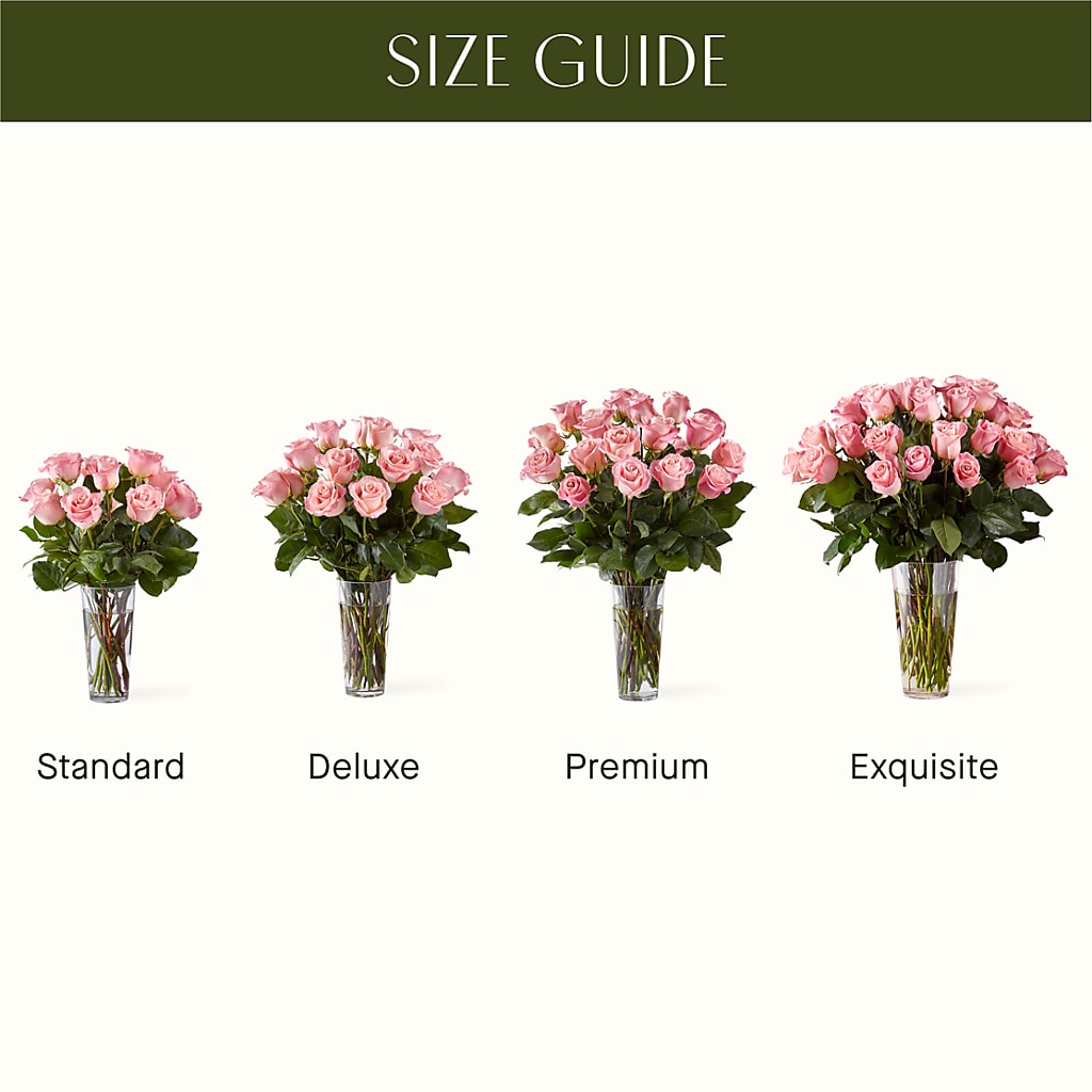 Long Stem Pink Rose Bouquet – Millennial Florist, Hartsdale NY