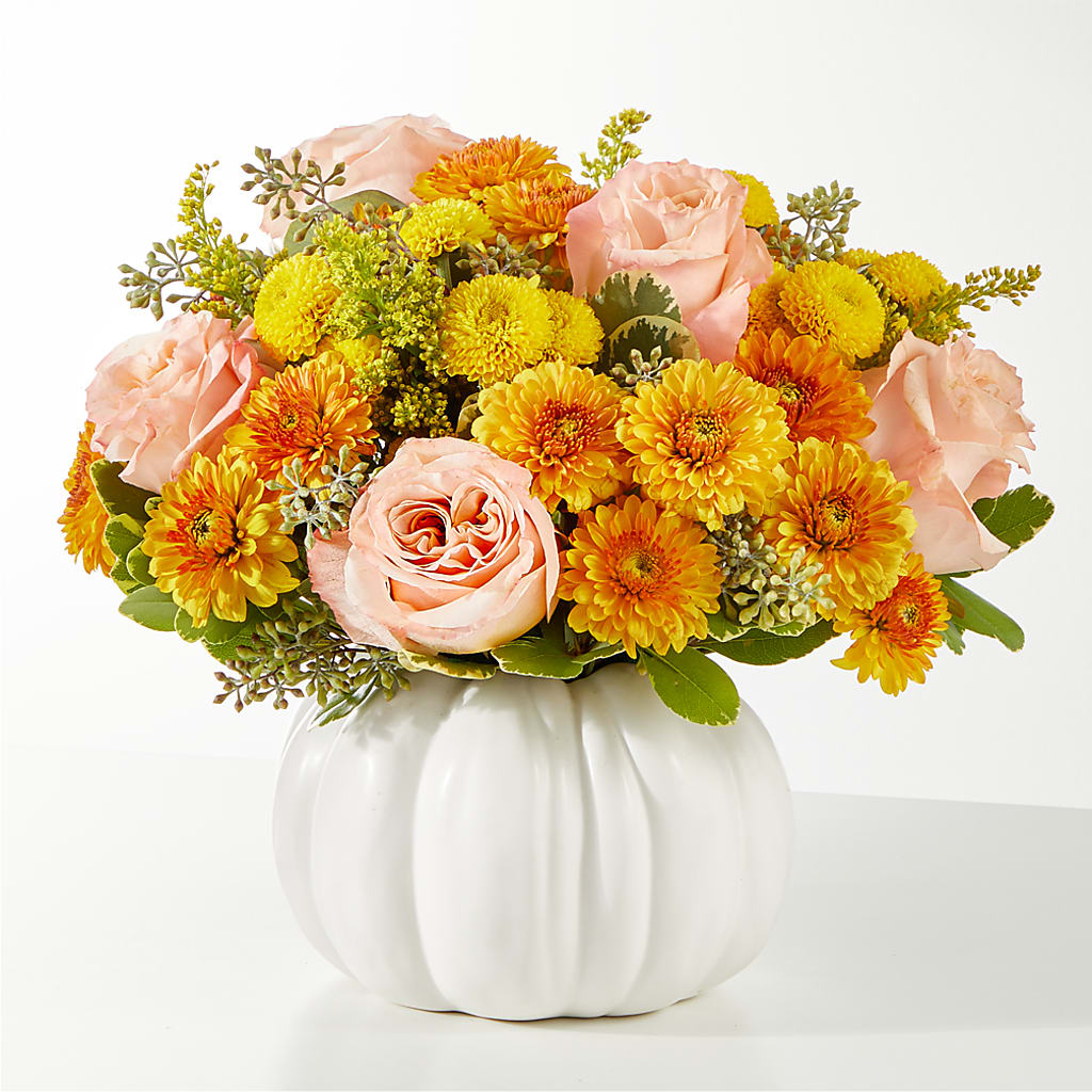 Peachy Pumpkin – Millennial Florist, Hartsdale NY