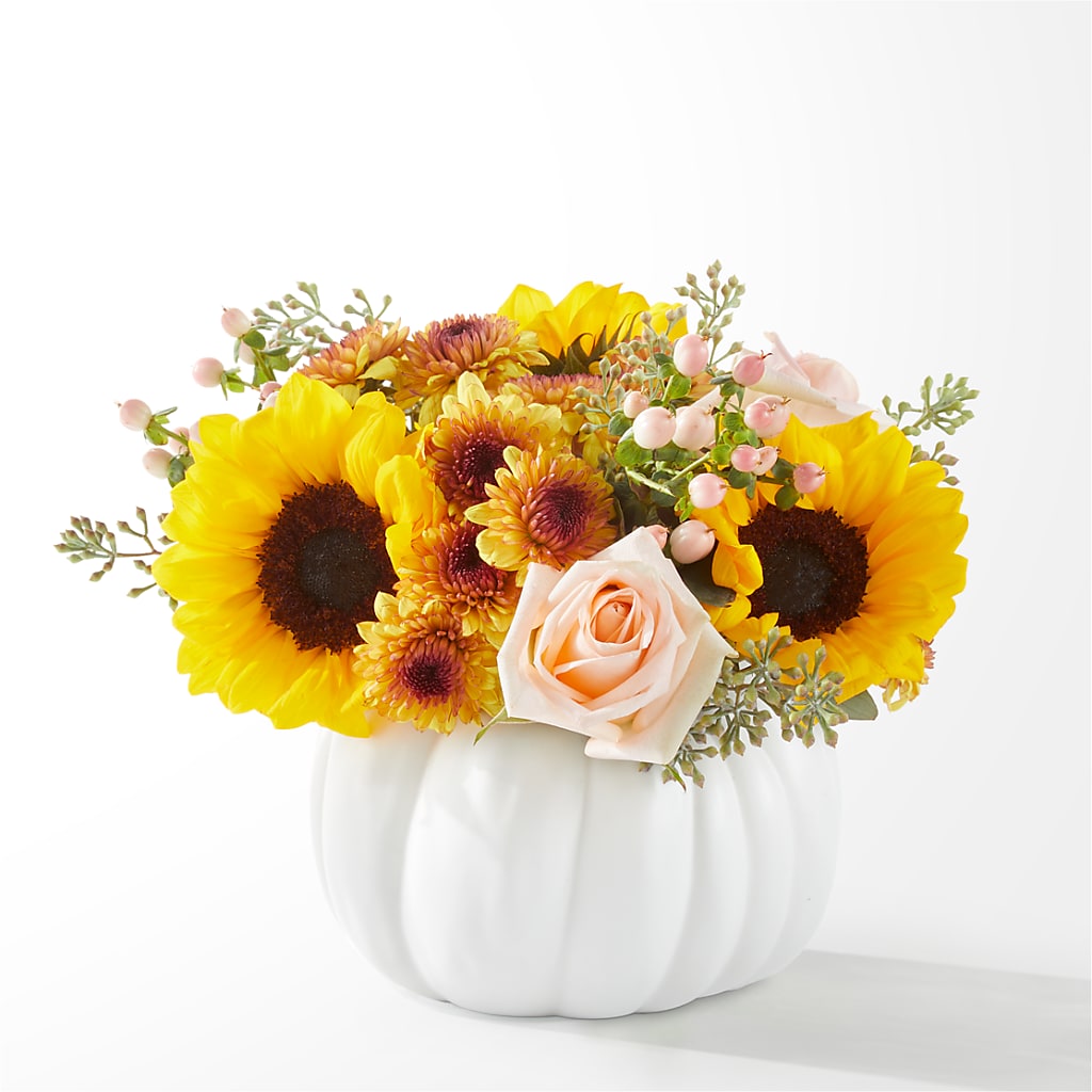 Pumpkin to Talk About Bouquet – Millennial Florist, Hartsdale NY