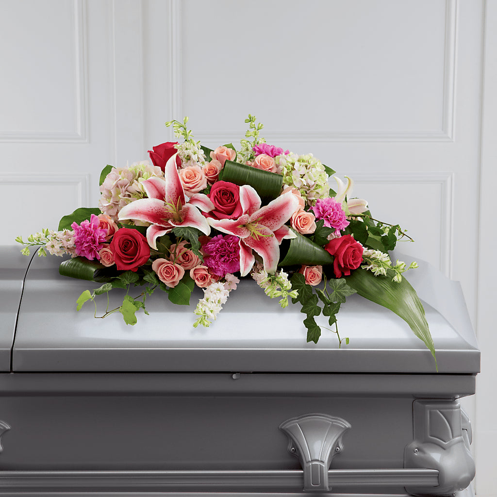 Splendid Grace Casket Spray – Millennial Florist, Hartsdale NY