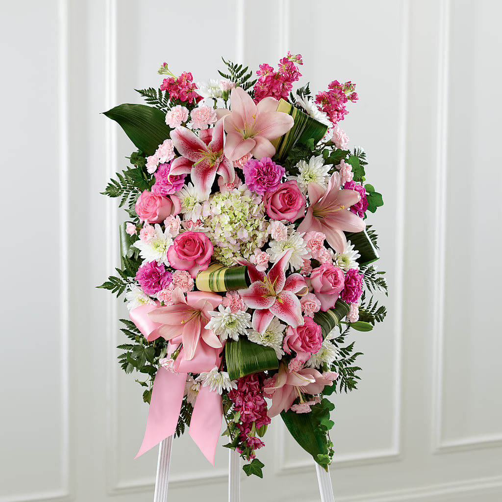 Comforting Standing Spray – Millennial Florist, Hartsdale NY