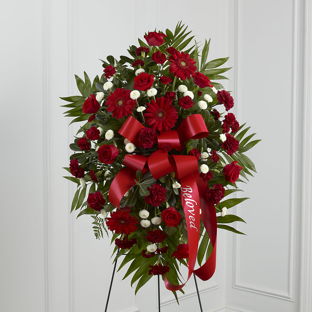 Treasured Memories Standing Spray – Millennial Florist, Hartsdale NY
