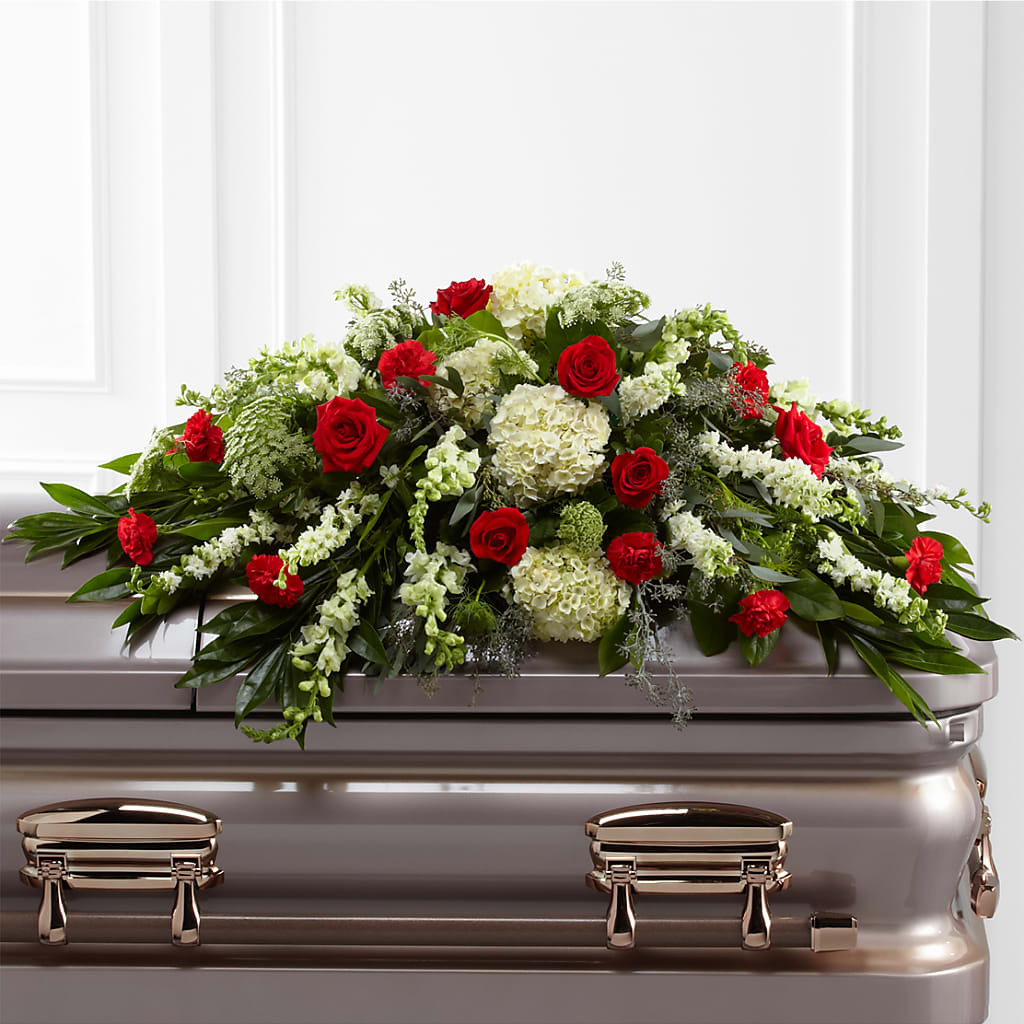 Sincerity Casket Spray – Millennial Florist, Hartsdale NY