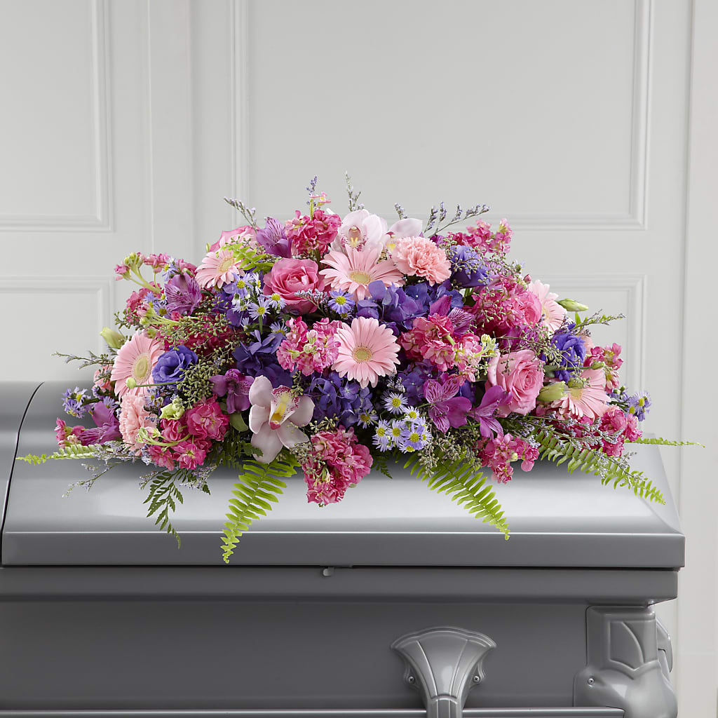 Glorious Garden Casket Spray – Millennial Florist, Hartsdale NY