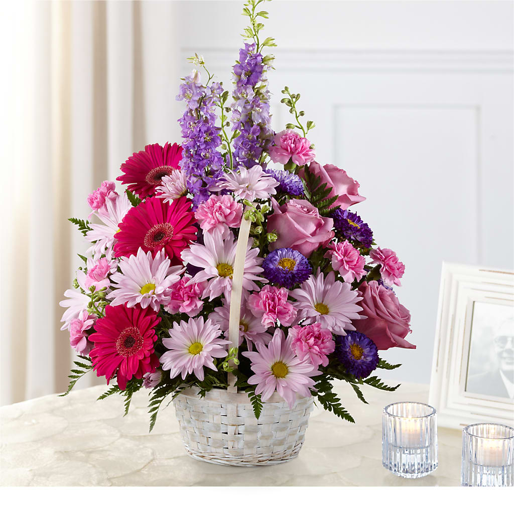 Pastel Peace Basket – Millennial Florist, Hartsdale NY