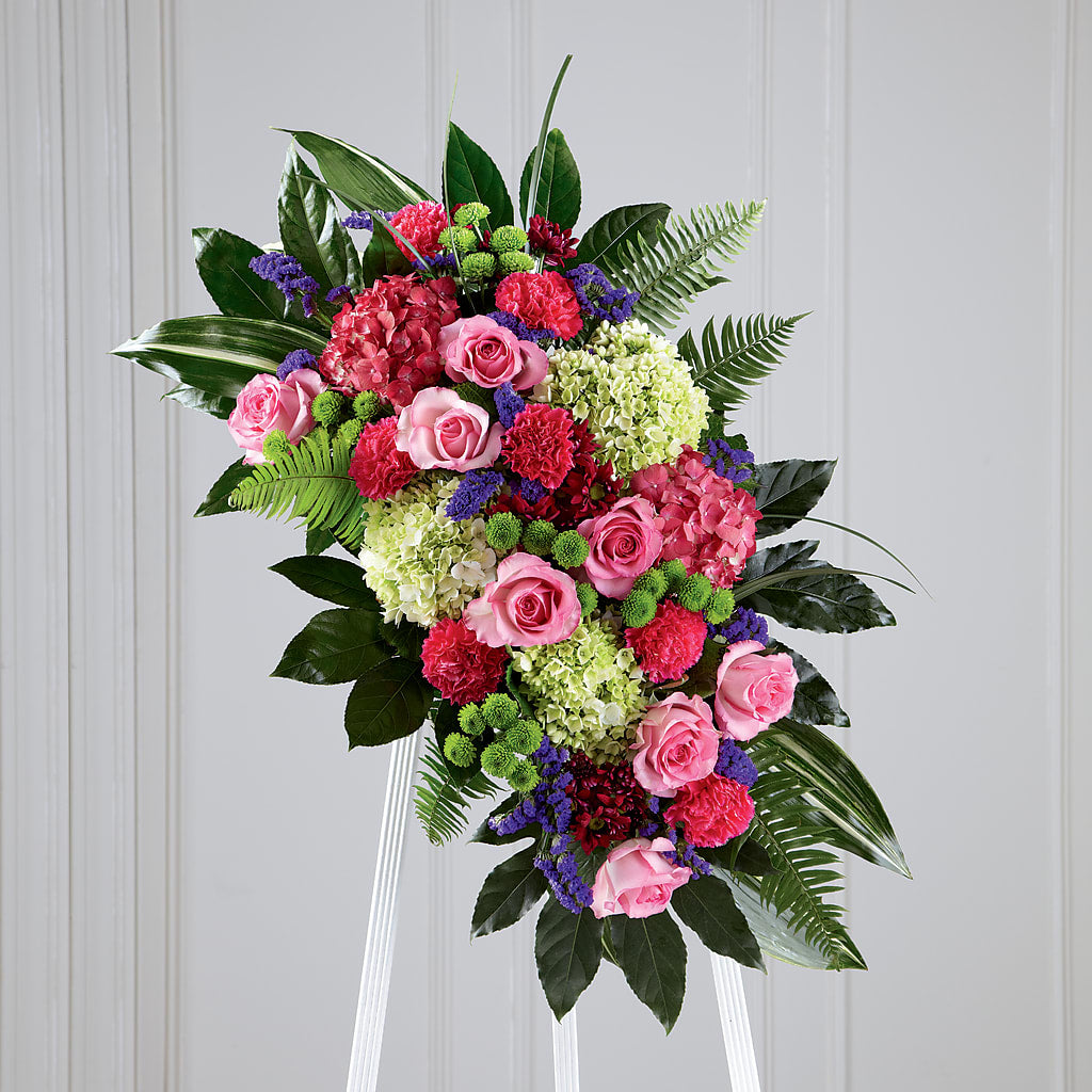Refreshing Mix Standing Spray – Millennial Florist, Hartsdale NY