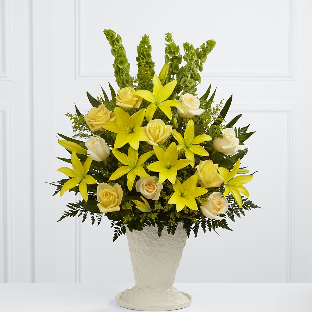 Golden Memories Arrangement – Millennial Florist, Hartsdale NY