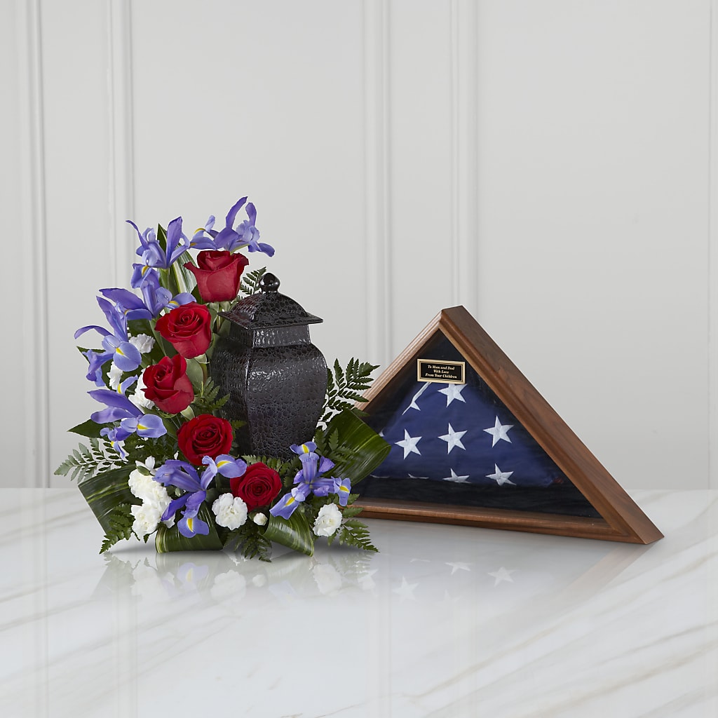 Patriotic Tribute Arrangement – Millennial Florist, Hartsdale NY