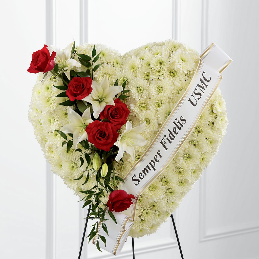 Heartfelt Hero Standing Heart – Millennial Florist, Hartsdale NY