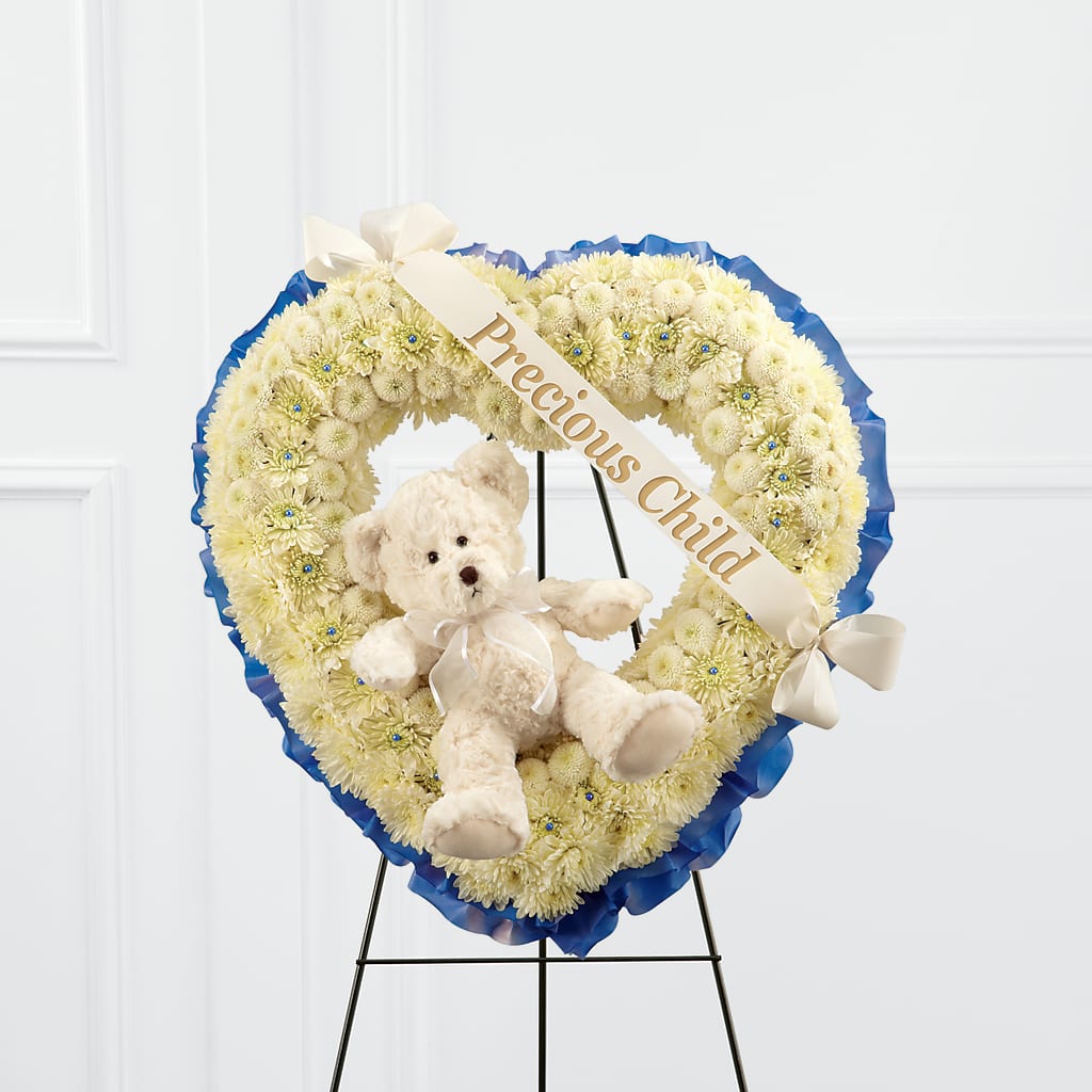 Precious Child Standing Heart – Millennial Florist, Hartsdale NY