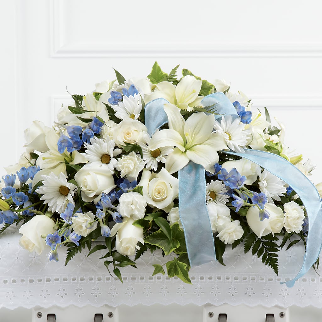 Tender Treasure Casket Spray – Millennial Florist, Hartsdale NY