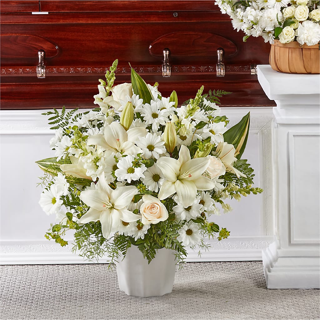 Thoughts of Tranquility Floor Basket – Millennial Florist, Hartsdale NY