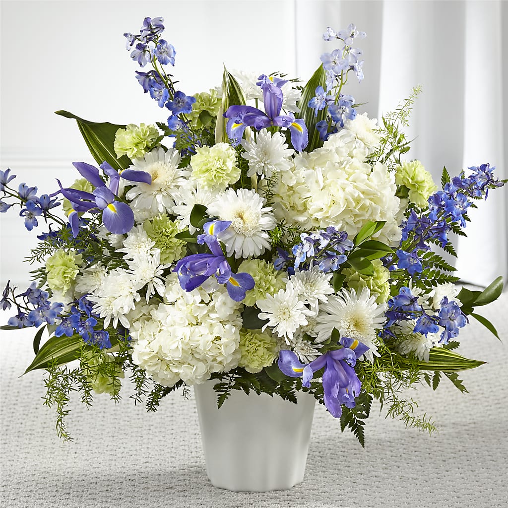 Soft Serenity Floor Basket – Millennial Florist, Hartsdale NY