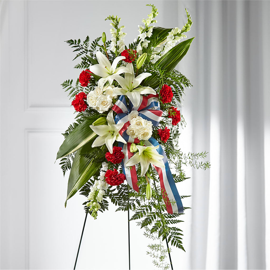 Stars of Life Standing Spray – Millennial Florist, Hartsdale NY