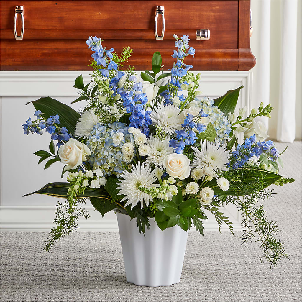 Everlasting Memories Floor Basket – Millennial Florist, Hartsdale NY