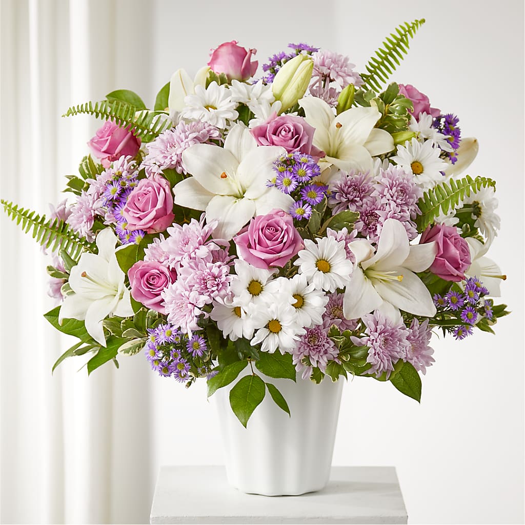 Warmest Thoughts Tabletop Basket – Millennial Florist, Hartsdale NY