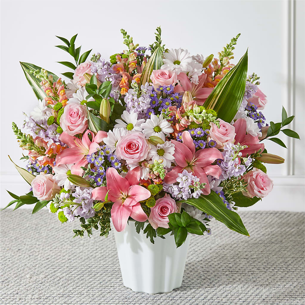 Abundant Compassion Floor Basket – Millennial Florist, Hartsdale NY