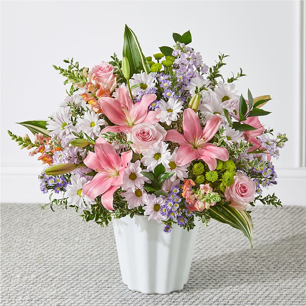Abundant Compassion Floor Basket – Millennial Florist, Hartsdale NY