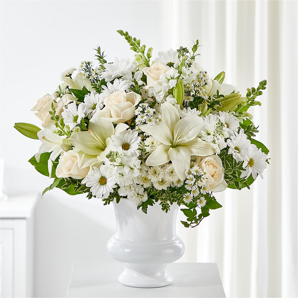Uplifting Urn Arrangement – Millennial Florist, Hartsdale NY