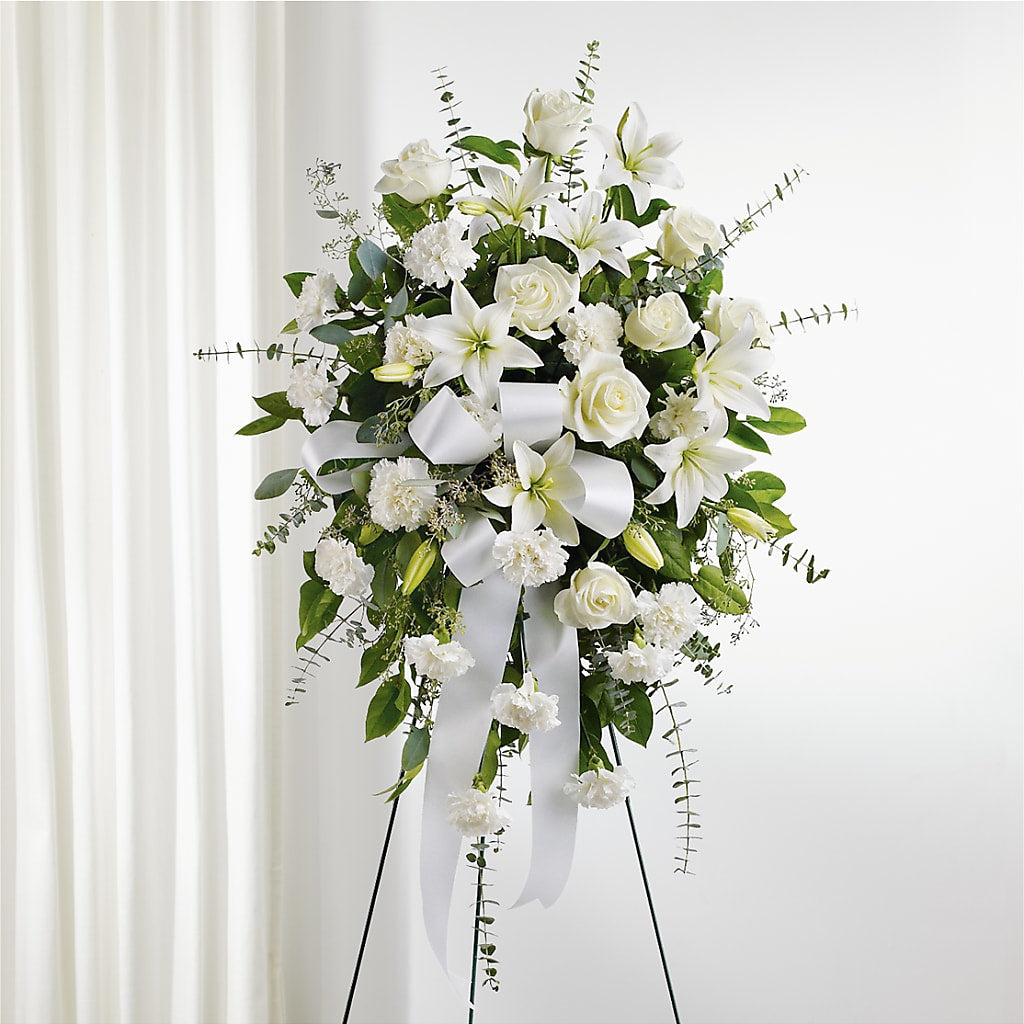 With Care Standing Spray – Millennial Florist, Hartsdale NY