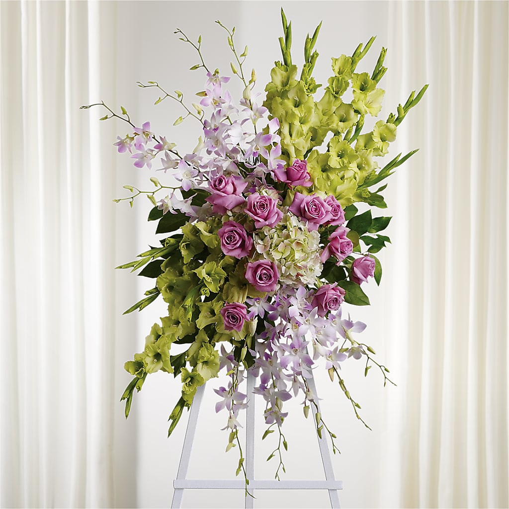 Lasting Legacy Standing Spray – Millennial Florist, Hartsdale NY