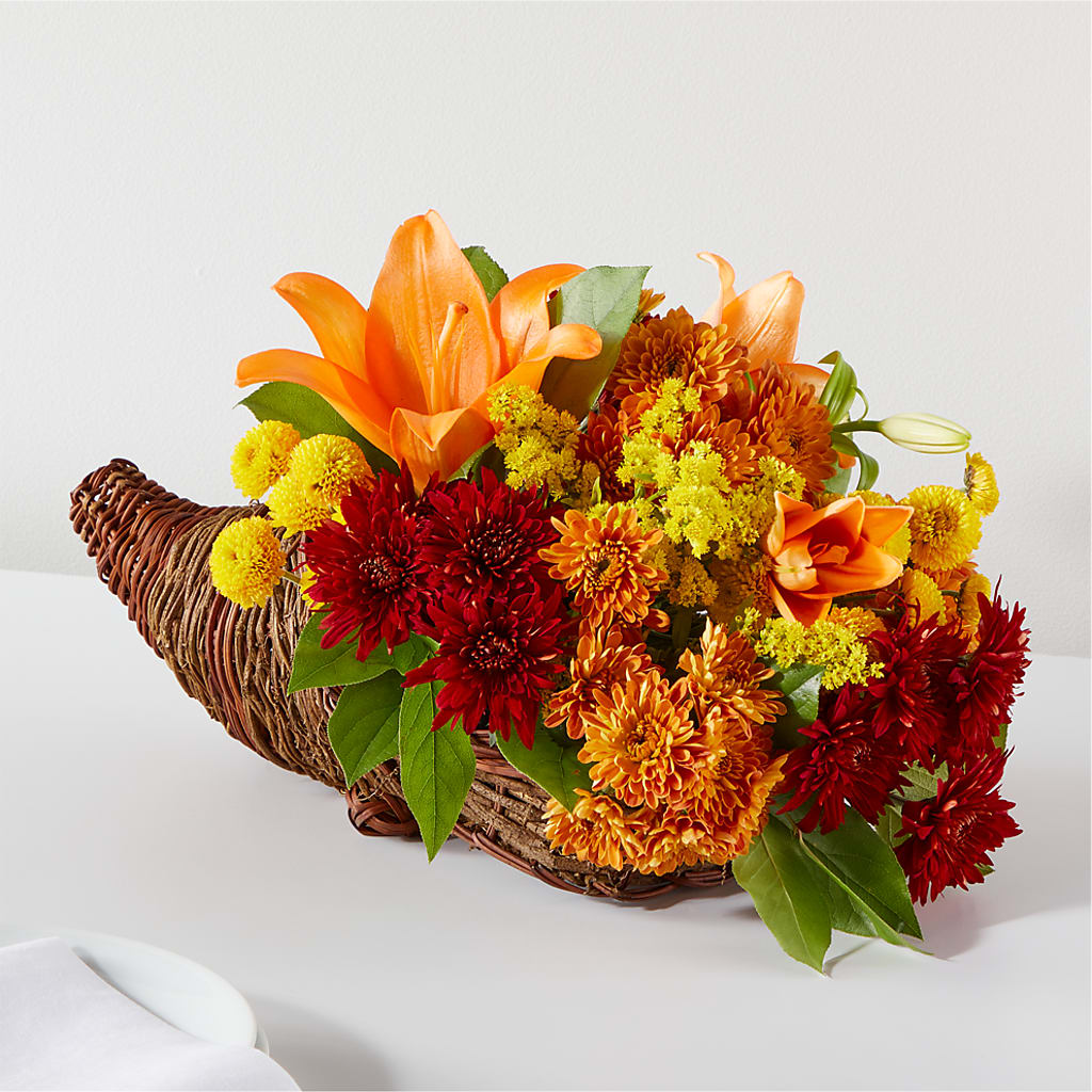 Bouquet of Blessings Cornucopia – Millennial Florist, Hartsdale NY