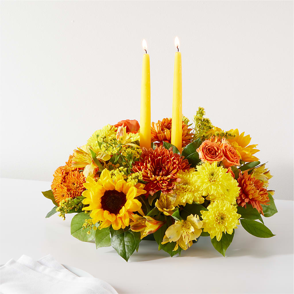 Autumn Harmony Centerpiece – Millennial Florist, Hartsdale NY