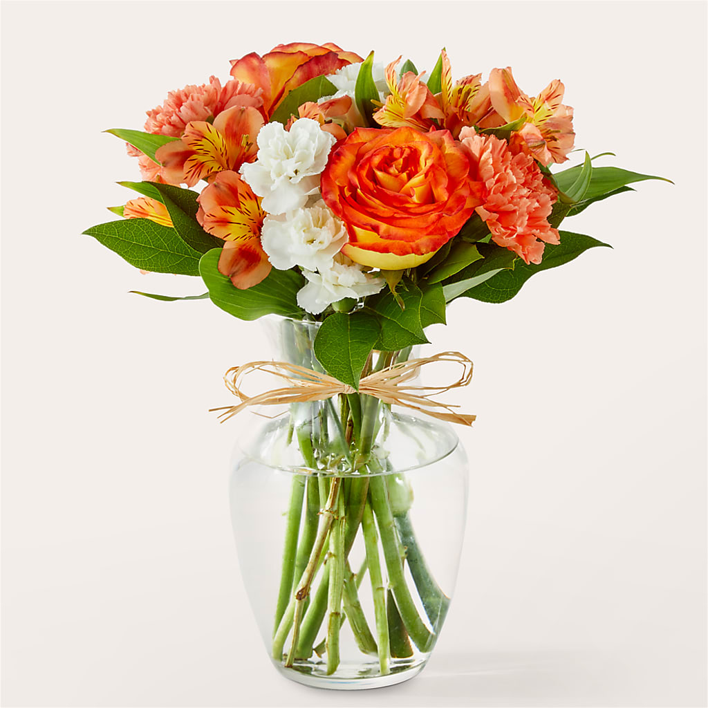 Apricot Glow Bouquet – Millennial Florist, Hartsdale NY