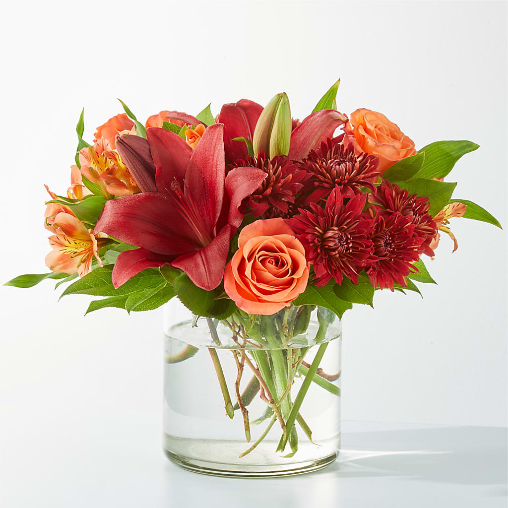 Crimson Leaves Bouquet – Millennial Florist, Hartsdale NY