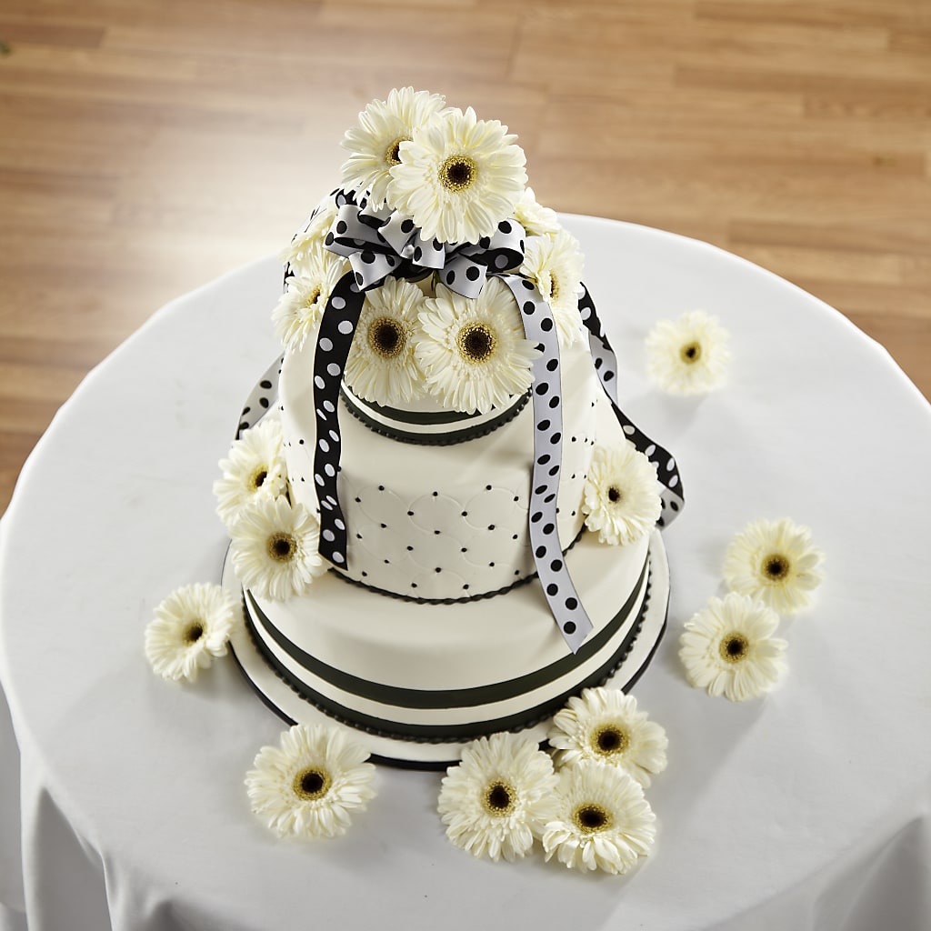 Simple Sophistication Cake Décor – Millennial Florist, Hartsdale NY