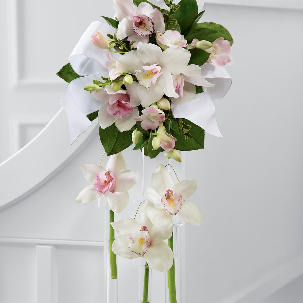 Perfect Entrance Pew Arrangement – Millennial Florist, Hartsdale NY