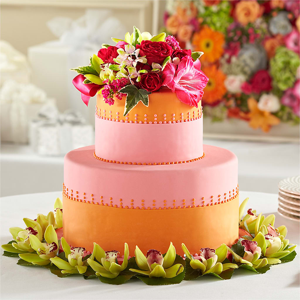 Sweet Citrus Cake Decor – Millennial Florist, Hartsdale NY