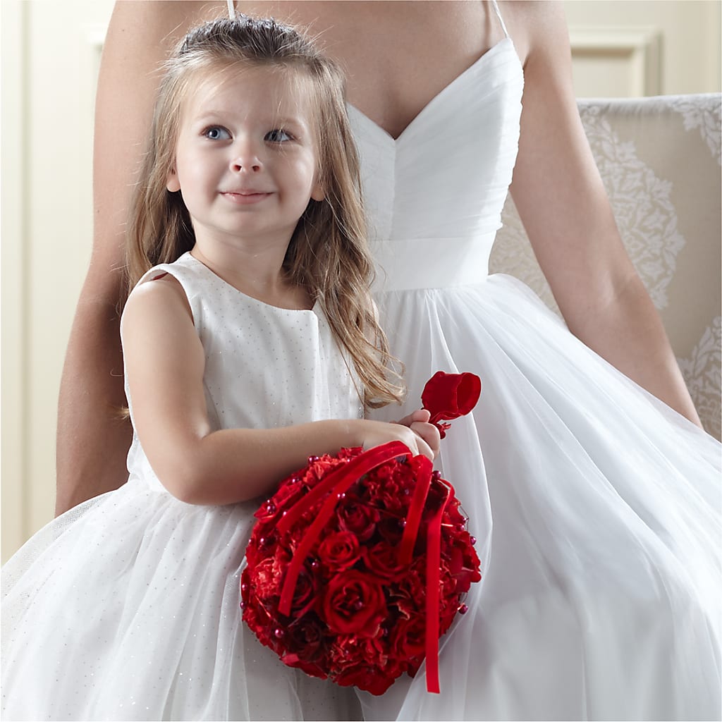 Pure at Heart Flower Girl Arrangement – Millennial Florist, Hartsdale NY