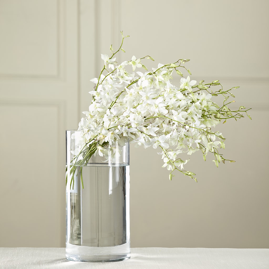 White Dendrobium Bouquet – Millennial Florist, Hartsdale NY