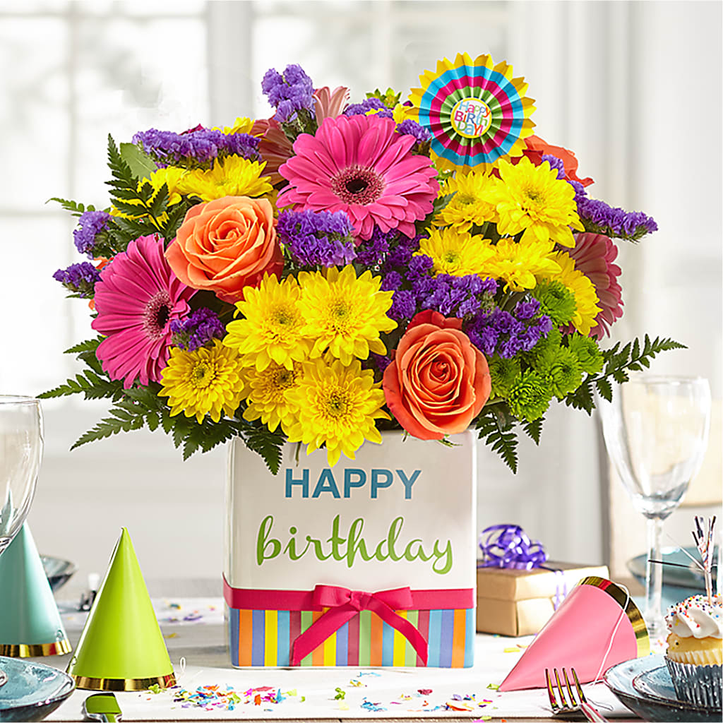 Birthday Brights Bouquet –  Millennial Florist, Hartsdale NY