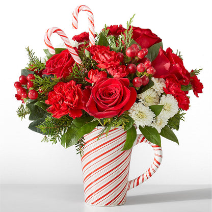 Peppermint Swirl Mug –  Millennial Florist, Hartsdale NY