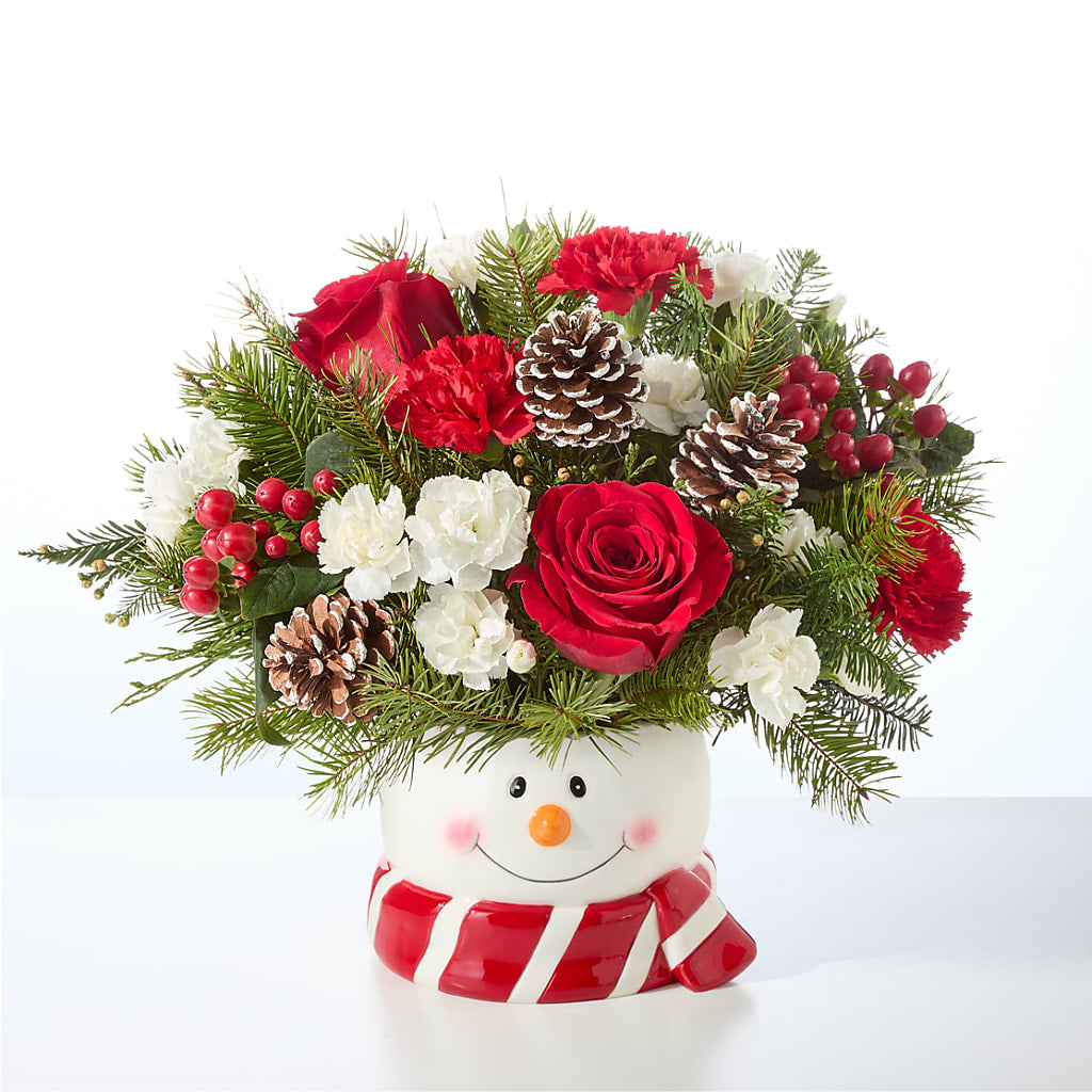 Jolly Snowman Bouquet –  Millennial Florist, Hartsdale NY