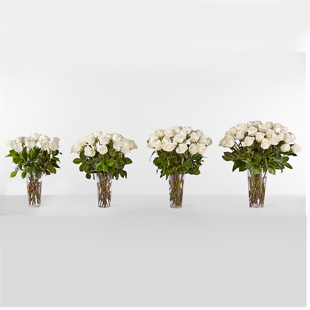Long Stem White Rose Bouquet –  Millennial Florist, Hartsdale NY