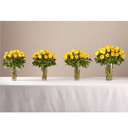 Long Stem Yellow Rose Bouquet –  Millennial Florist, Hartsdale NY