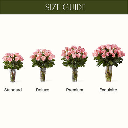 Long Stem Pink Rose Bouquet –  Millennial Florist, Hartsdale NY