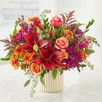 Burgundy Landscape Bouquet –  Millennial Florist, Hartsdale NY