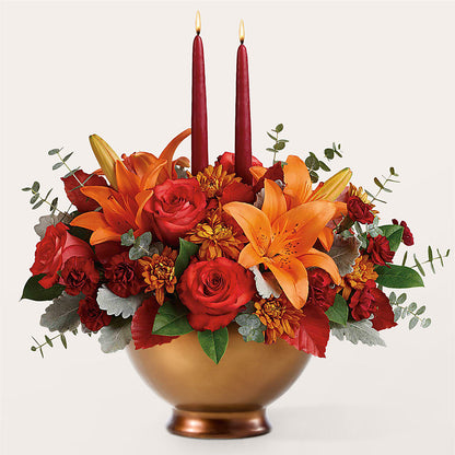 Fruits of Fall Centerpiece –  Millennial Florist, Hartsdale NY