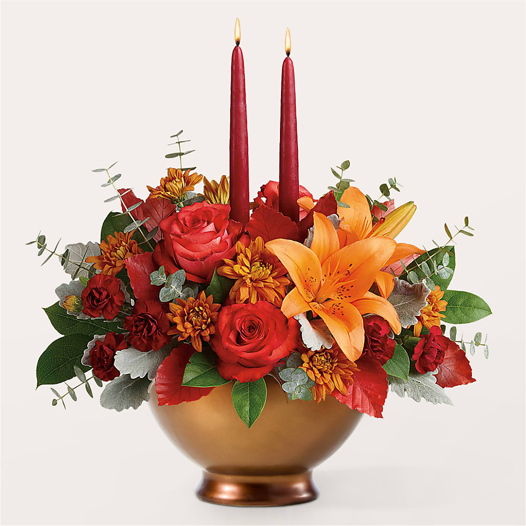 Fruits of Fall Centerpiece –  Millennial Florist, Hartsdale NY
