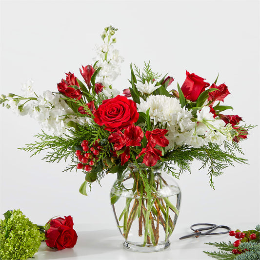 Merry Moment Bouquet – A Florist Original –  Millennial Florist, Hartsdale NY
