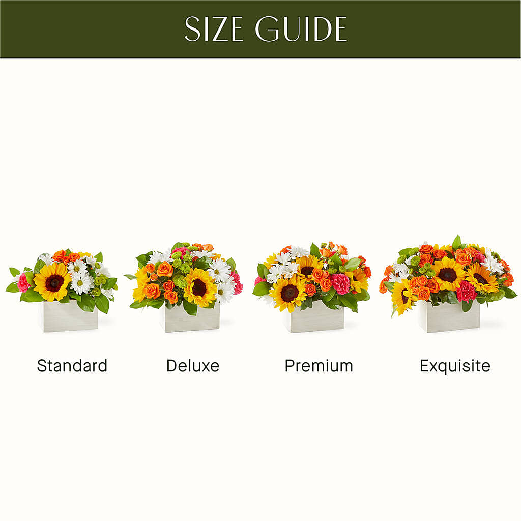 Sun-drenched Blooms Box Bouquet –  Millennial Florist, Hartsdale NY