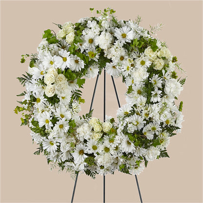 Faithful Wishes Wreath –  Millennial Florist, Hartsdale NY