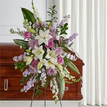 Grateful Hearts Standing Spray –  Millennial Florist, Hartsdale NY