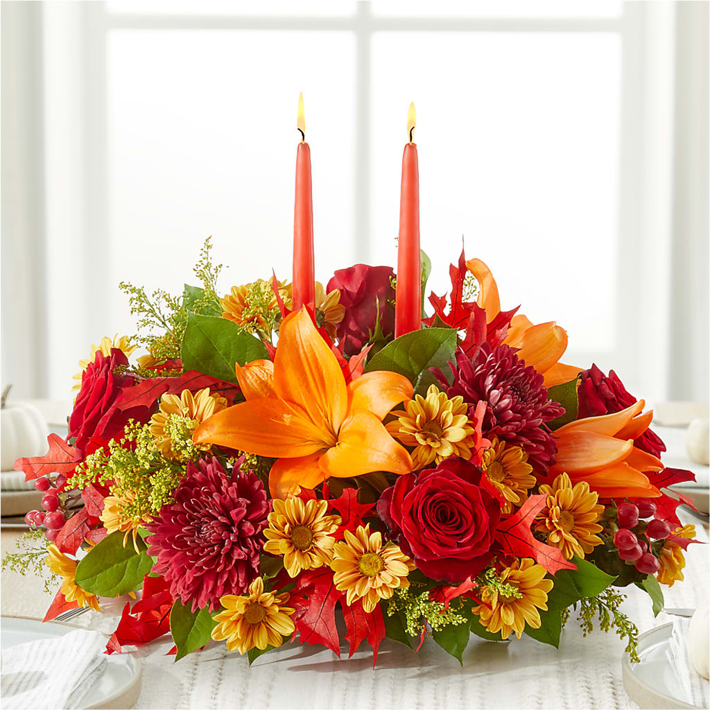 Autumn's Embrace Centerpiece –  Millennial Florist, Hartsdale NY