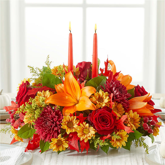 Autumn's Embrace Centerpiece –  Millennial Florist, Hartsdale NY